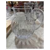 Reed & Barton Crystal Glass Pitcher