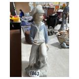 10-Inch Lladro Porcelain Figurine