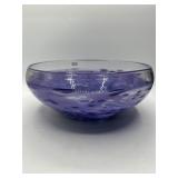 Signed 1994 Handblown Glass Bowl, 10ï¿½