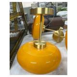 3 Orange Pendant Lights