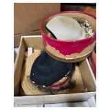 Four Vintage Hats With Boxes