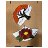 Two Stained Glass Artwork Pieces