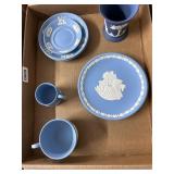 Wedgwood Blue Jasperware Set