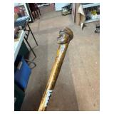 Hand-Carved Wooden Walking Stick