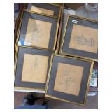 Five-Piece Framed Artwork Collection