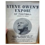 Steve Owen Expose of Football Poster