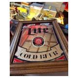 Miller Lite Beer Advertising Mirror