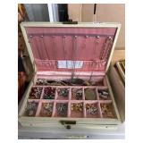 Jewelry Box With Assorted Jewelry