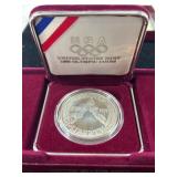 1988 Proof Silver Olympic Dollar Coin