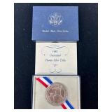 1983 Uncirculated Olympic Silver Dollar