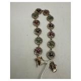 Sterling Bracelet with Gemstones