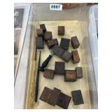 Vintage Printing Blocks
