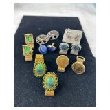 Decorative Cufflinks and Earrings