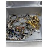 Jewelry Lot With Bracelets and Brooches