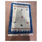 Handwoven Wool Rug, 23ï¿½35 Inches