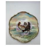 10-Inch Limoges France Hand-Painted Plate