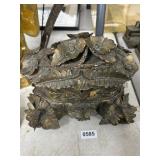 Ornate Wood and Gilt Decorative Box