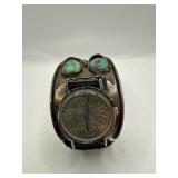 Buler Rare 1915 Turquoise Cuff Watch