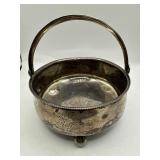 Russian Silver Bowl with Handle, Ca. 1914