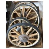 Mitchell Wooden Wagon Wheels