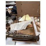 3 Vintage Model Boats