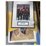 Framed Star Trek Voyager Print and NASA Photos