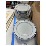 Two Stacks Of Shenango China Plates