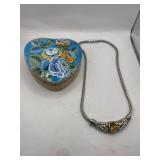 Brighton Necklace and Heart Tin