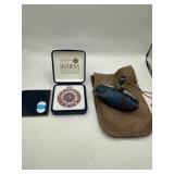 Antica Murrina Brooch and Perfume Bottle