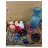 Glassware Lot Including Vases