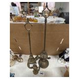 3 Brass Betty/Greece Lamps