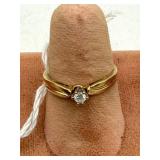 10Kt Yellow Gold Diamond Promise Ring