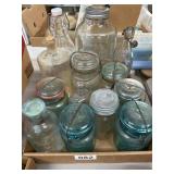 Antique Glass Bottles and Jars