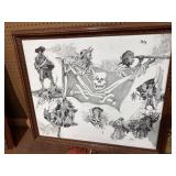 Pirate Artwork Print, 36ï¿½24 Inches