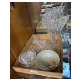 Crystal Vases and Decorative Bowl Set