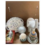 Decorative Ceramic and Tin Items