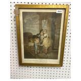 1795 Framed Wheatley Lithograph Print