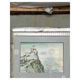 Framed 28ï¿½22ï¿½ Watercolor by Howell W. Watson
