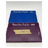 United States Proof Sets: 1971 and 1985