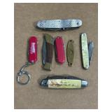 Seven Pocket Knives