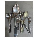 Silver Plate Utensils Set