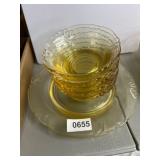 Heisey Sahara Empress Glassware Set