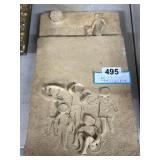 Marilyn Fox Relief Sculpture in Clay