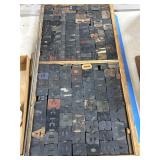 Wooden Letterpress Printing Blocks