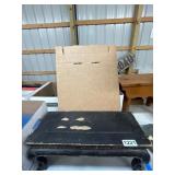 Black Wooden Rectangular Accent Table