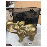 2-Piece Elephant Decor Lot