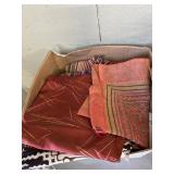 Box of Fabric Textiles and Patterns