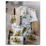 French Porcelain Decorative Tiles