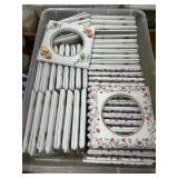 French Limoges Ceramic Squares