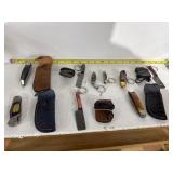 Small Knives with Sheaths